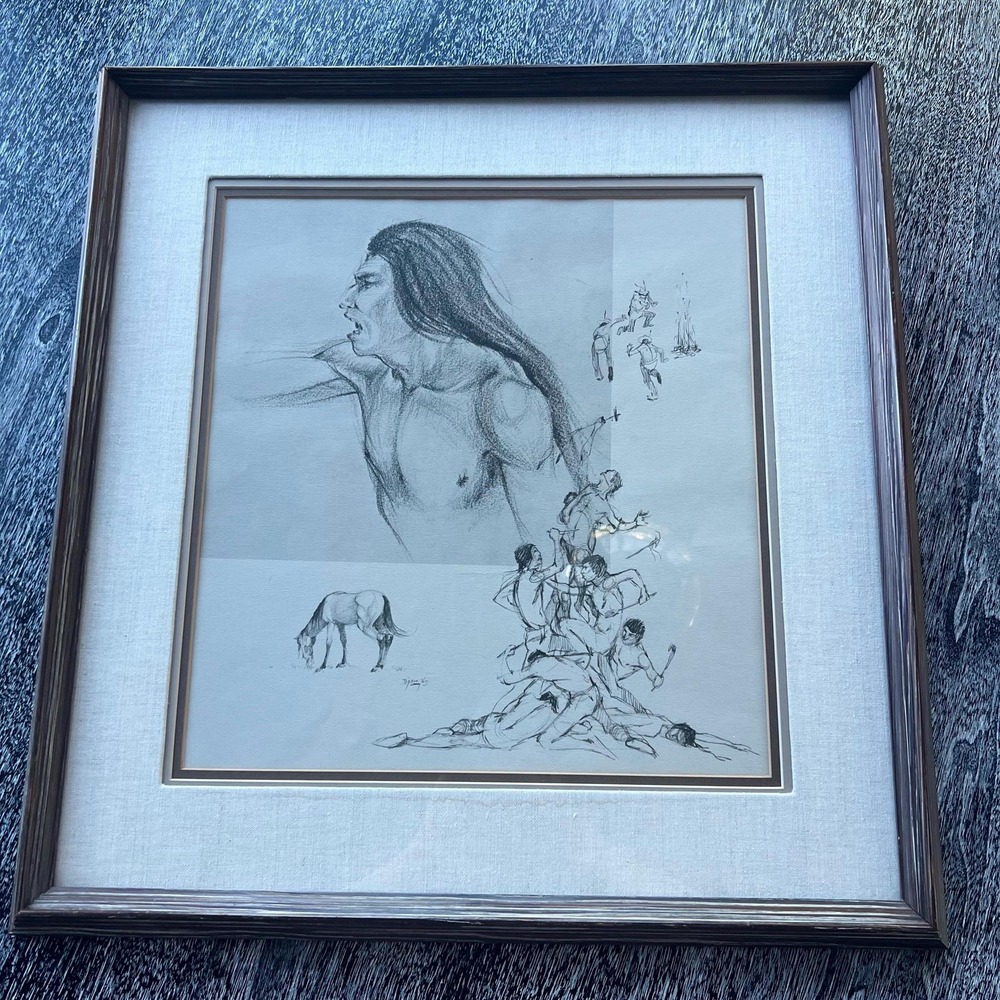 Jerome Tiger custom framed print